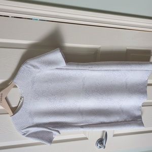 Snake print sheath dress Aritzia